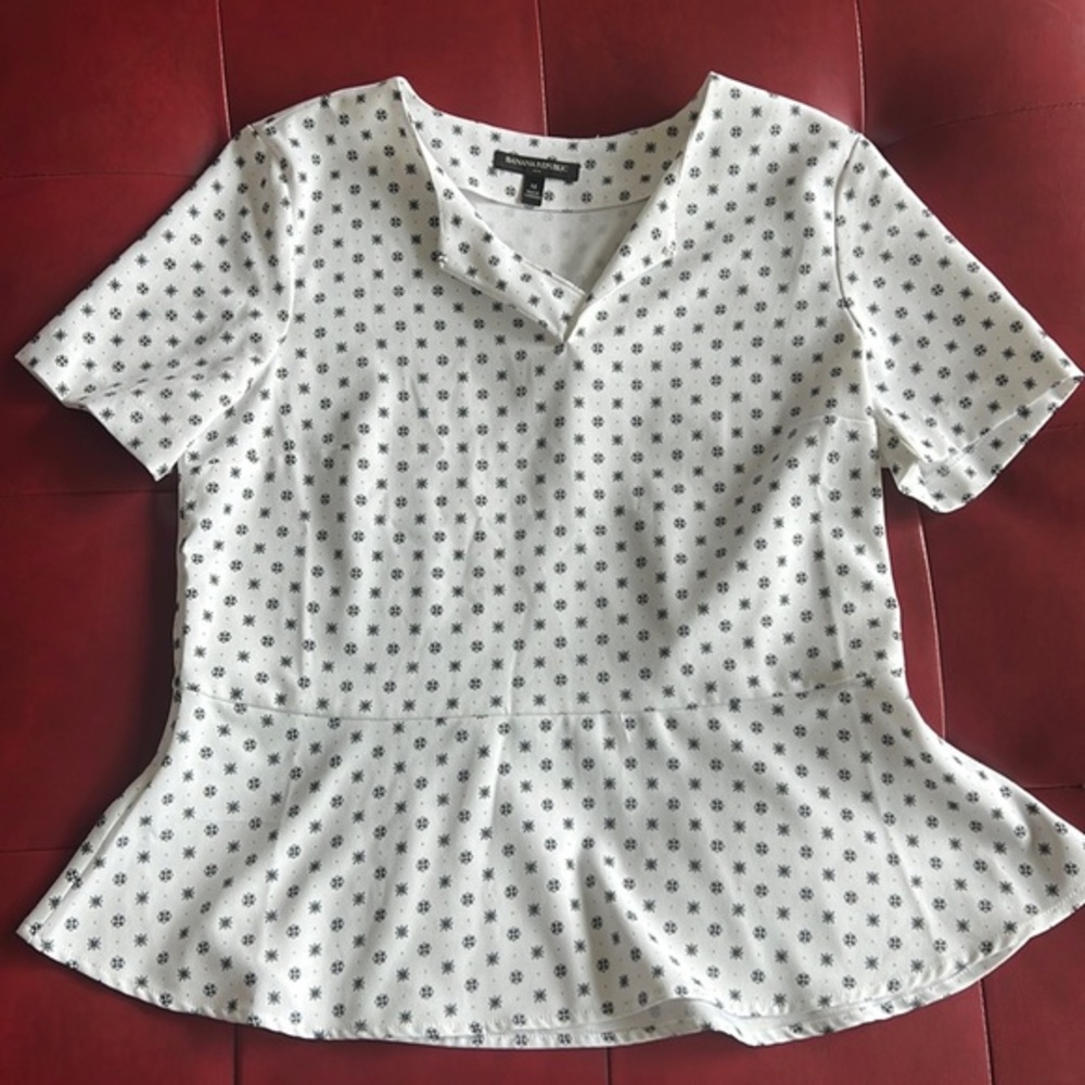 Banana Republic White Blouse